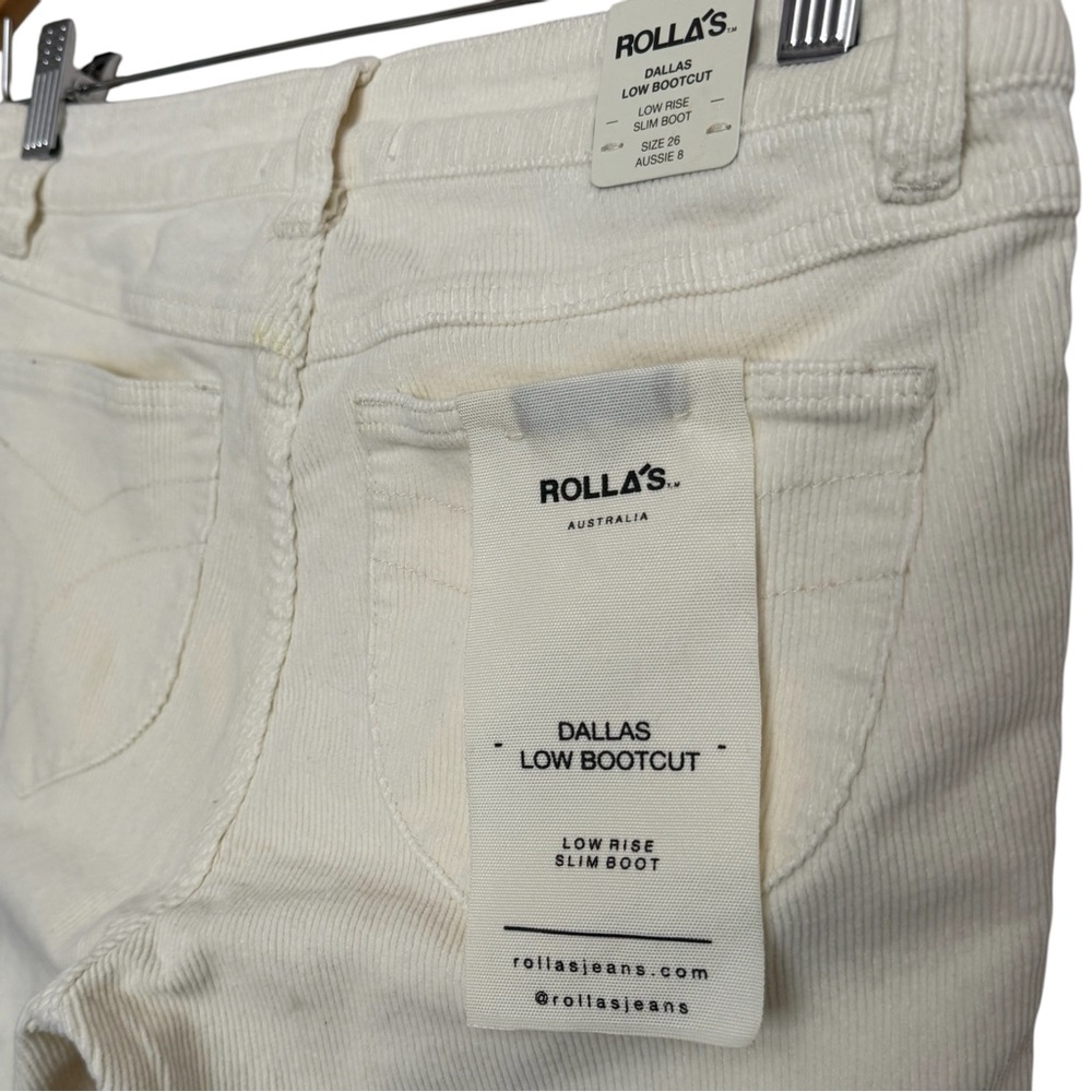NWT Free People Rolla's Dallas Low-Rise Bootcut Corduroy Pants Size 26 - Picture 11 of 14